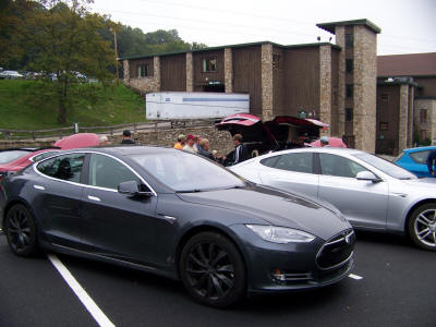 Several Teslas